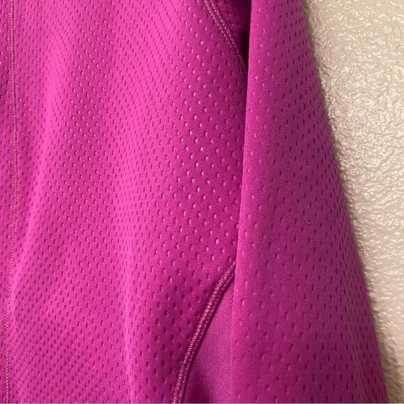 Nike Golf hot neon Pink Polka Dot Tour Performance Therma-Fit Jacket Full Zip M - Picture 12 of 13